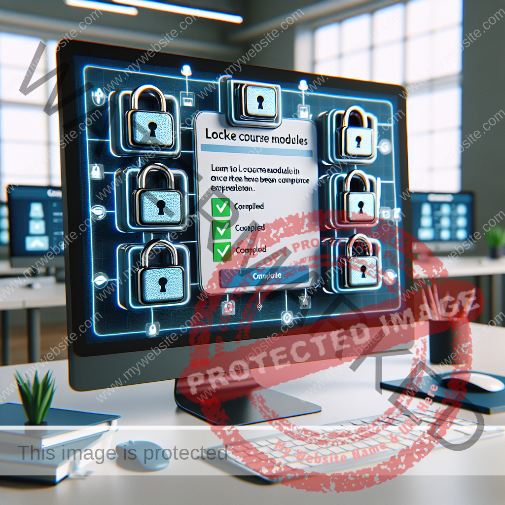 How to Lock Course Modules in Adobe Learning Manager After Completion
