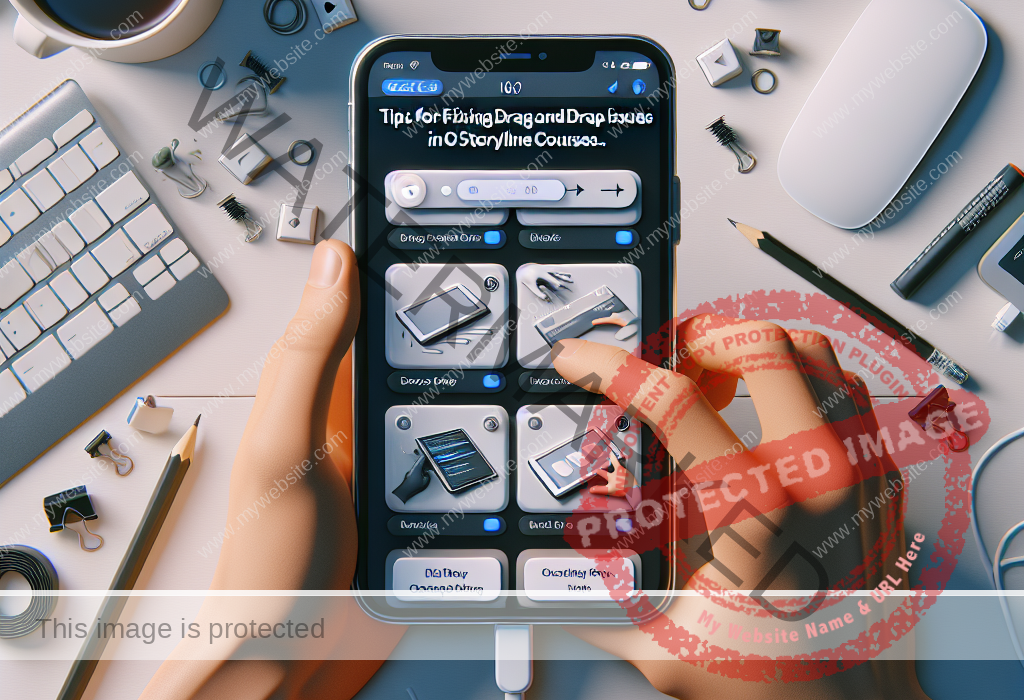 Troubleshooting Drag-and-Drop Functionality Issues in Storyline Courses on iOS Devices