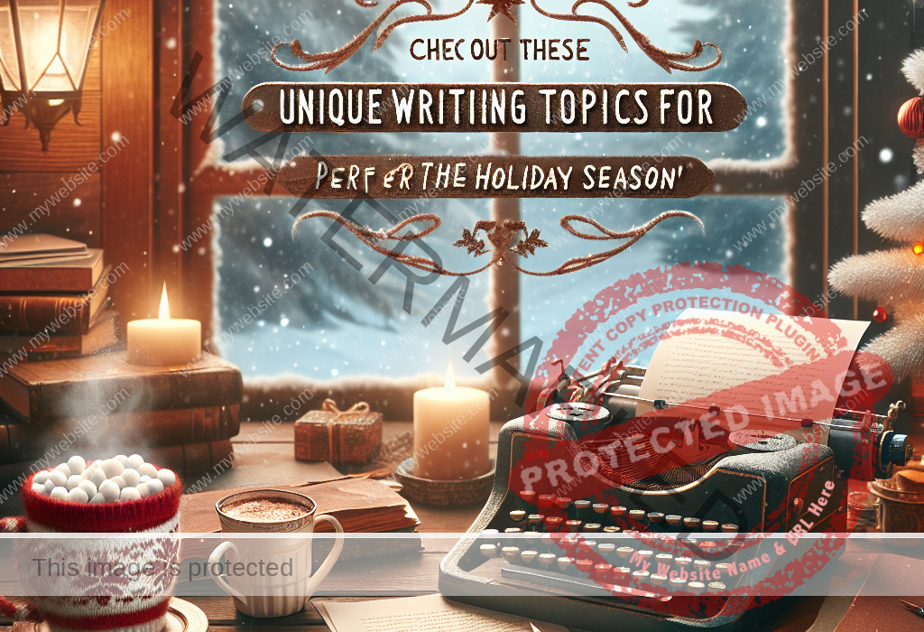 5 Fresh Writing Topics To Consider This Holiday Season