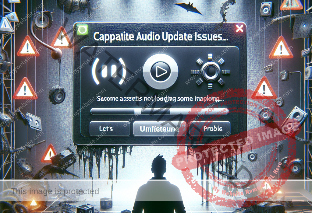 Adding audio from assets on Captivate 12 – not all assets are loading